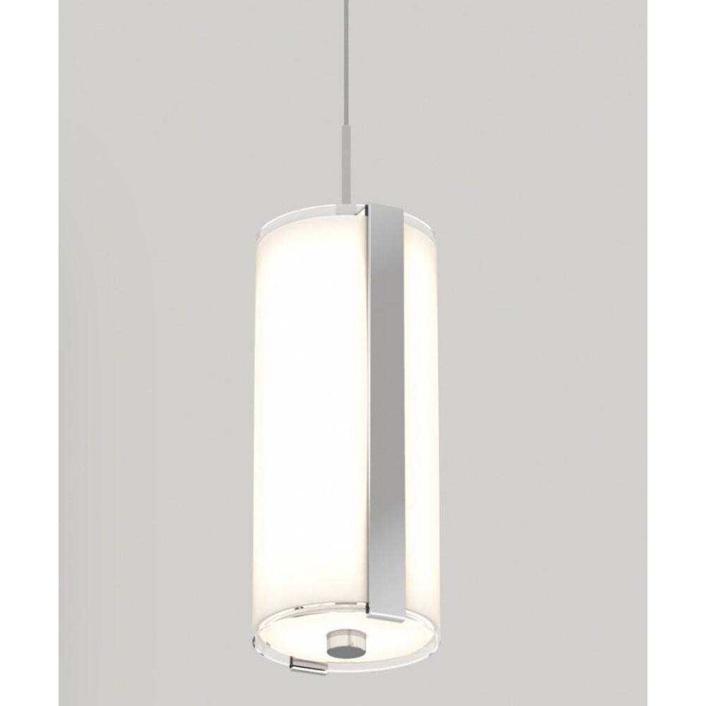 SUBWAY ROUND MINI INTEGRATED LED PENDANT LIGHT CHROME - Picture 6 of 8